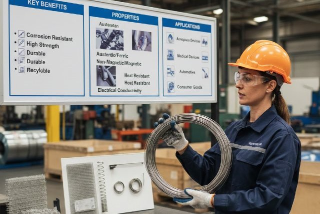 Wire of Stainless Steel: Key Benefits, Properties, and Applications