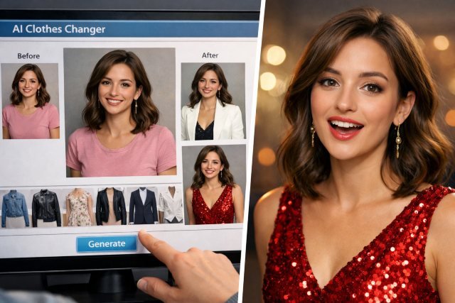 AI Clothes Changer Meets Talking Photo AI: Create Animated and Stylish Clips