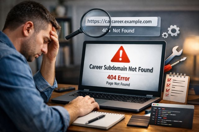 Keine Karriere-Subdomain Gefunden: What It Means and How to Fix It Fast
