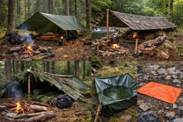 Tarnplanen: A Detailed Look at Its Uses for Camping, Bushcraft, and Survival