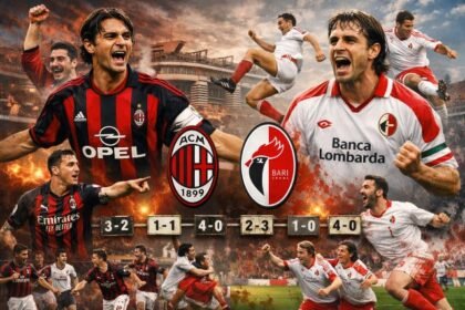 Ac Milan vs Ssc Bari Timeline: Full Match History, Key Moments & Results