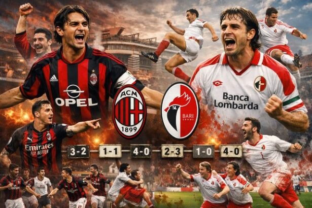 Ac Milan vs Ssc Bari Timeline: Full Match History, Key Moments & Results