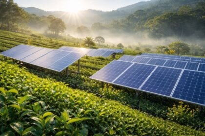 Solar Panels Teas Passage: A Greener Future for Tea Farming