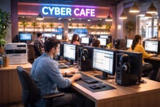 Cyber Cafe Near Me: Best Places for Printing, Browsing & Online Work