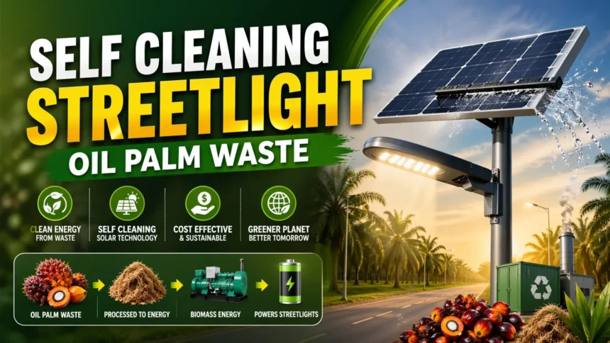 Self Cleaning Streetlight Oil Palm Waste: The Green Innovation Changing Urban Lighting Forever